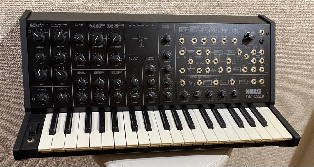 KORG MS-20 mini アナログシンセサイザー セミモジュラー - メルカリ