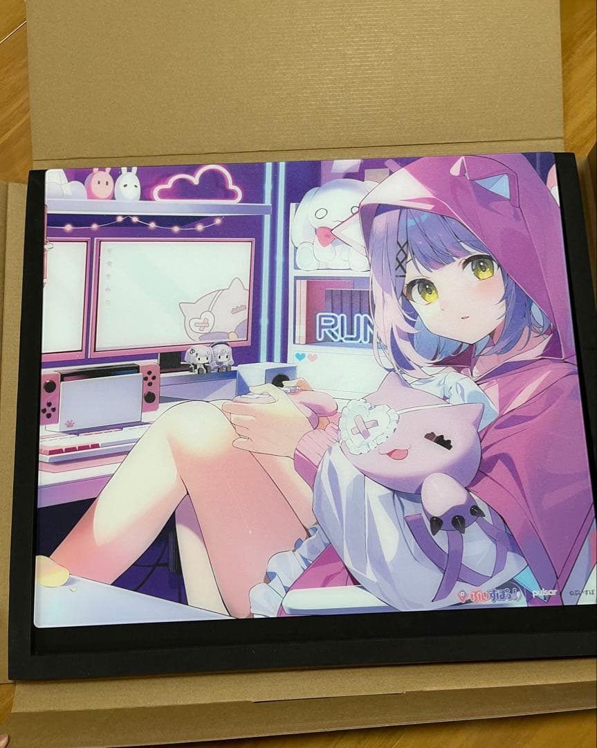 VSPO! GEAR ガラスマウスパッド 紫宮るな 24時間限定セール】VSPO GEAR ガラスマウスパッド 紫宮るな - メルカリ