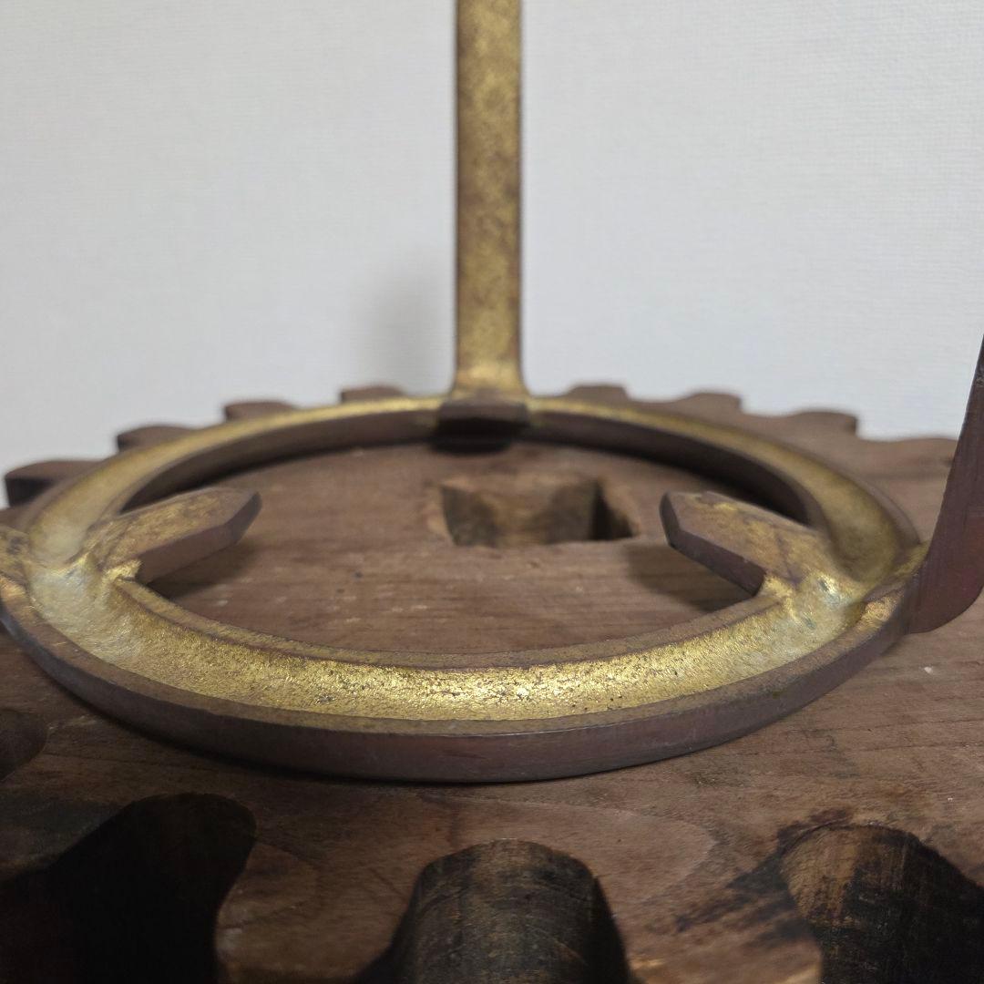 五徳 三つ足 3本足 竈子 五徳 鋳物 ぽってり 古道具 五徳 三つ足 3本