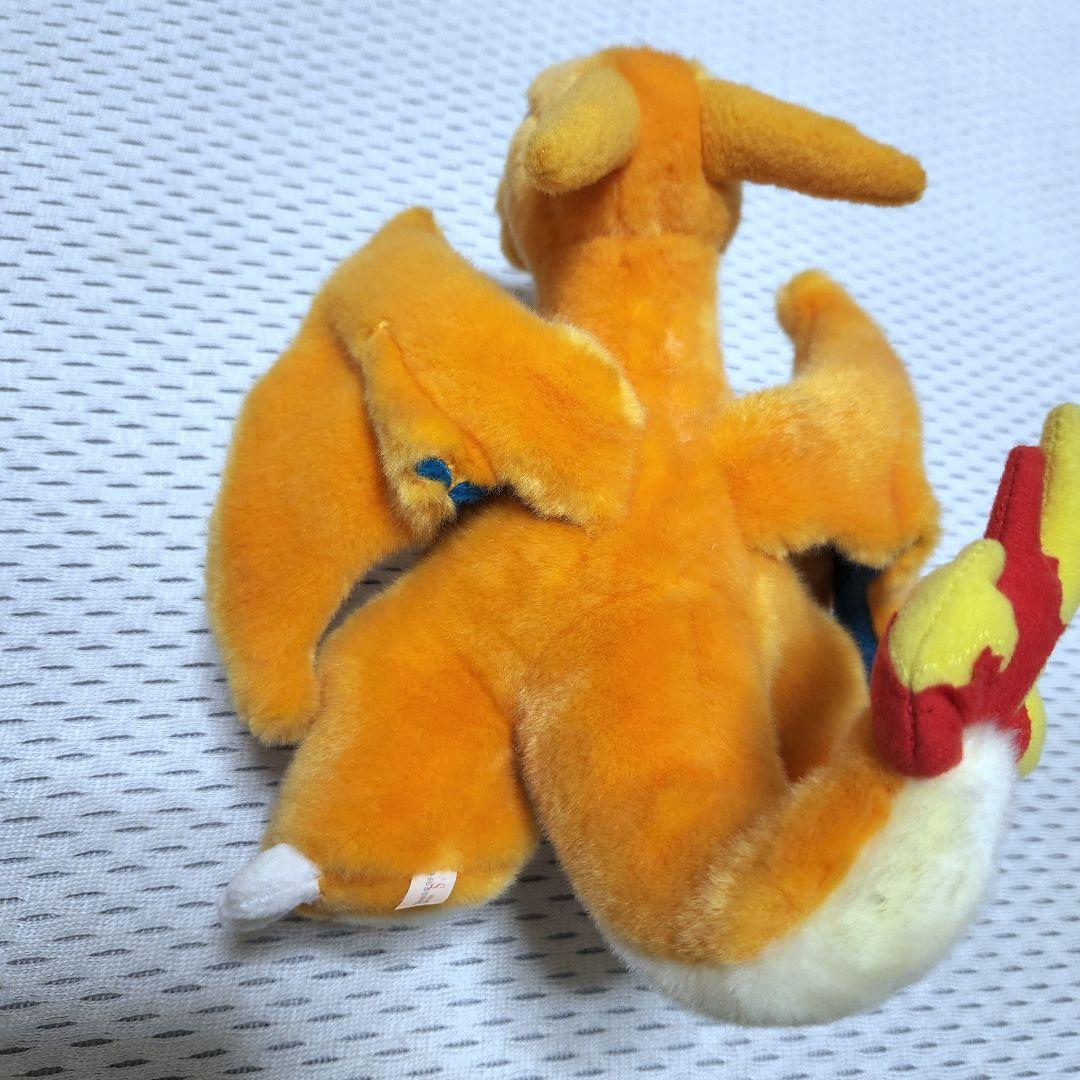 ポケモン リザードン ぬいぐるみ TOMY 初期 当時もの レトロ - メルカリ