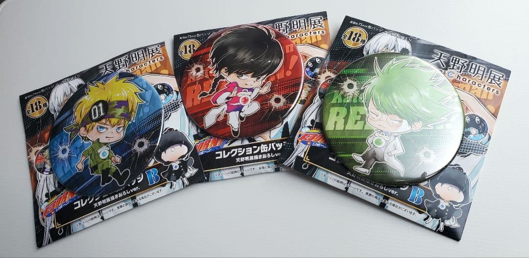 家庭教師ヒットマンREBORN！コレクション缶バッジ天野明展描きおろし