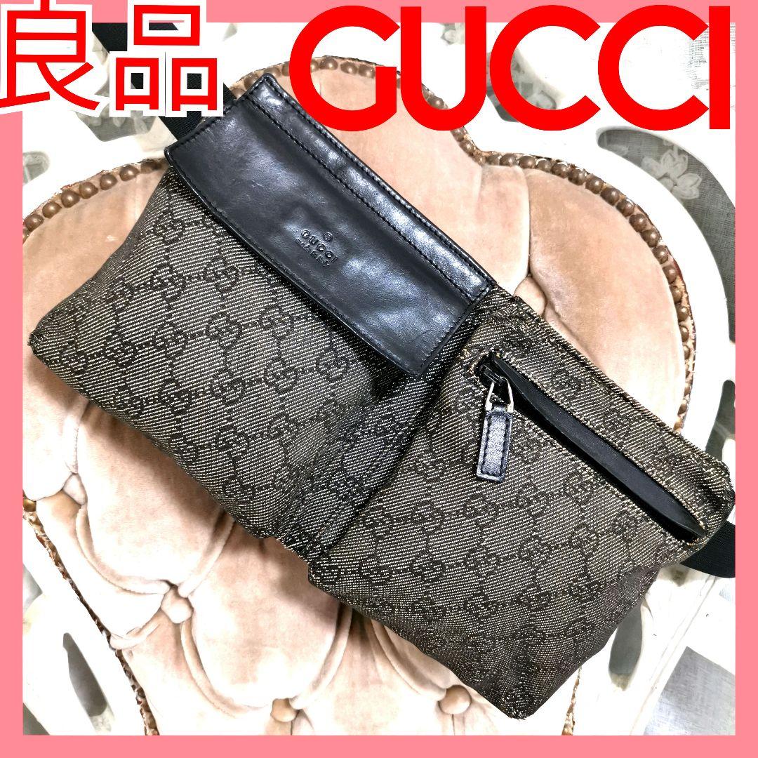 【良品】GUCCIグッチ ボディバッグ斜めがけショルダーバッグGG柄 鑑定済! GUCCI＊OPHIDIA GG SUPER MINI ショルダーバッグ＊送料込 (GUCCI