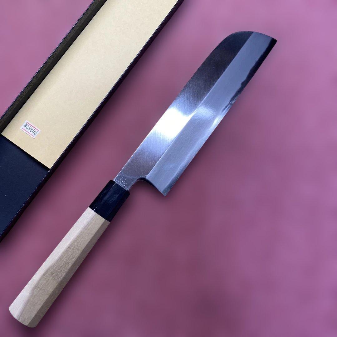 青二鋼　鎌型薄刃包丁　225㎜　7.5寸 青二鋼 鎌型薄刃包丁 225㎜ 7.5寸の通販はau PAY マーケット - 輸入