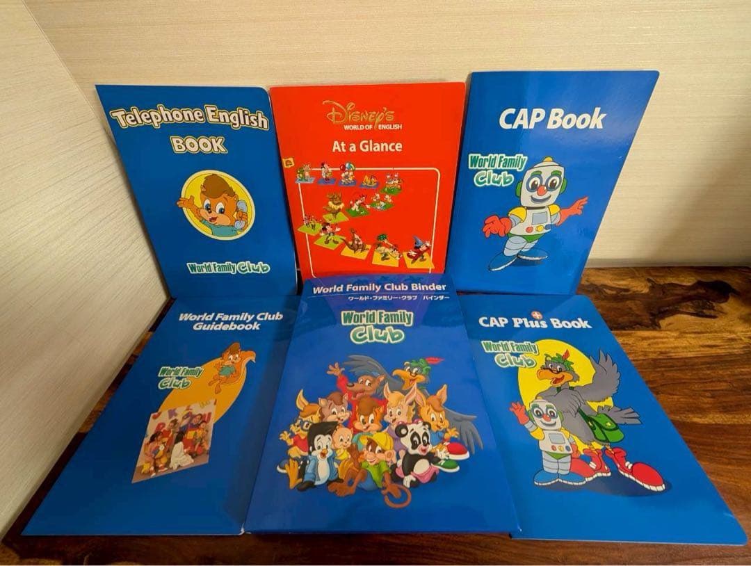 DWE ディズニー英語システム ワールドファミリークラブバインダー DVD