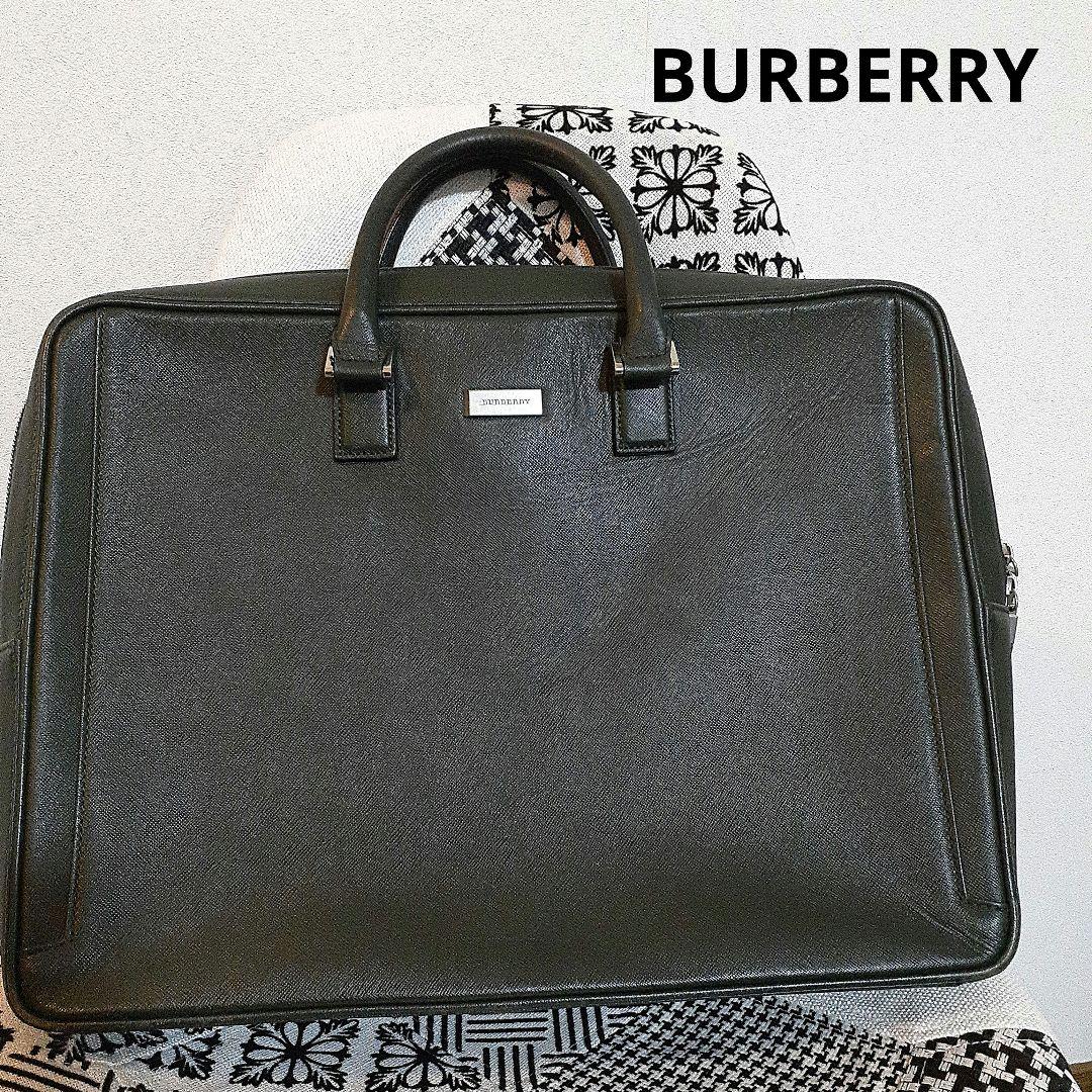 レアカラーBURBERRY ビジネスバッグ サフィアーノ グリーン ロゴプレート 楽天市場】【バッグ】BURBERRY バーバリー ビジネスバッグ 書類カバン