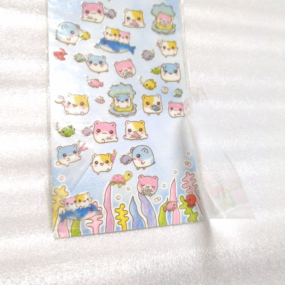 中古 】平成レトロ クーリア ハムハムファンタジア ハムスター シール