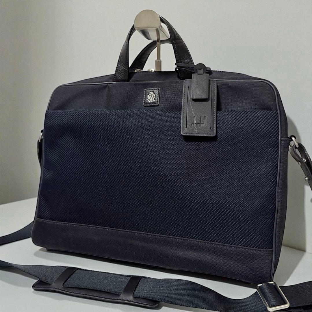 ダンヒル dunhill ビジネスバッグ 2way ロゴ A4収納可 dunhill（ダンヒル） ビジネスバッグ CADOGAN カドガン スリム ダブル