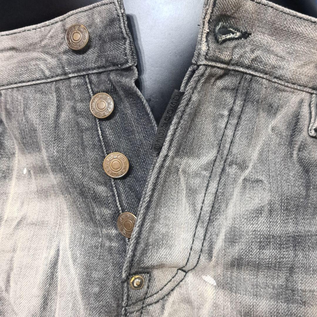 Dsquared2 クロスチャーム ブリーチ加工 クールガイジーンズ 48