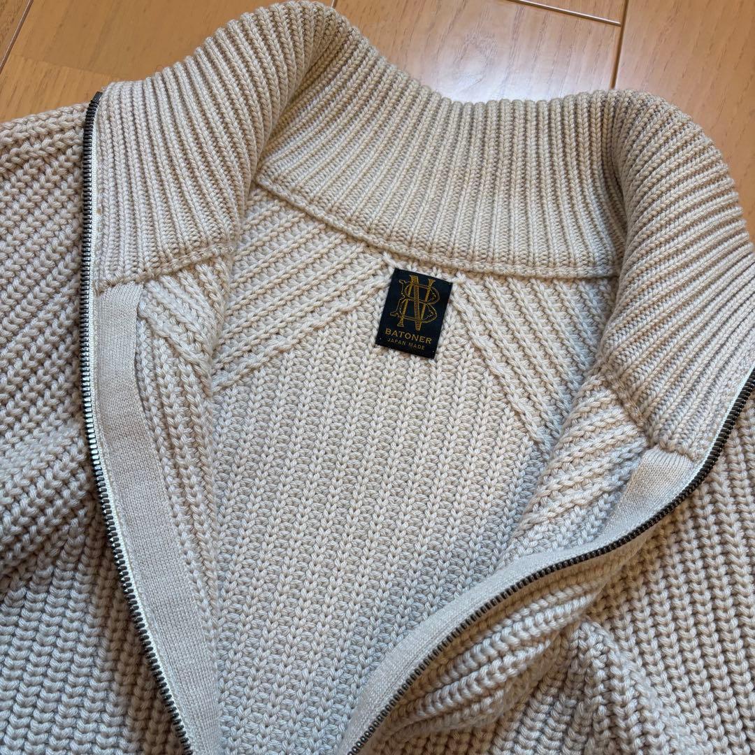 上杉柊平着用 BATONER ドライバーズニット 2 アイボリー - メルカリ