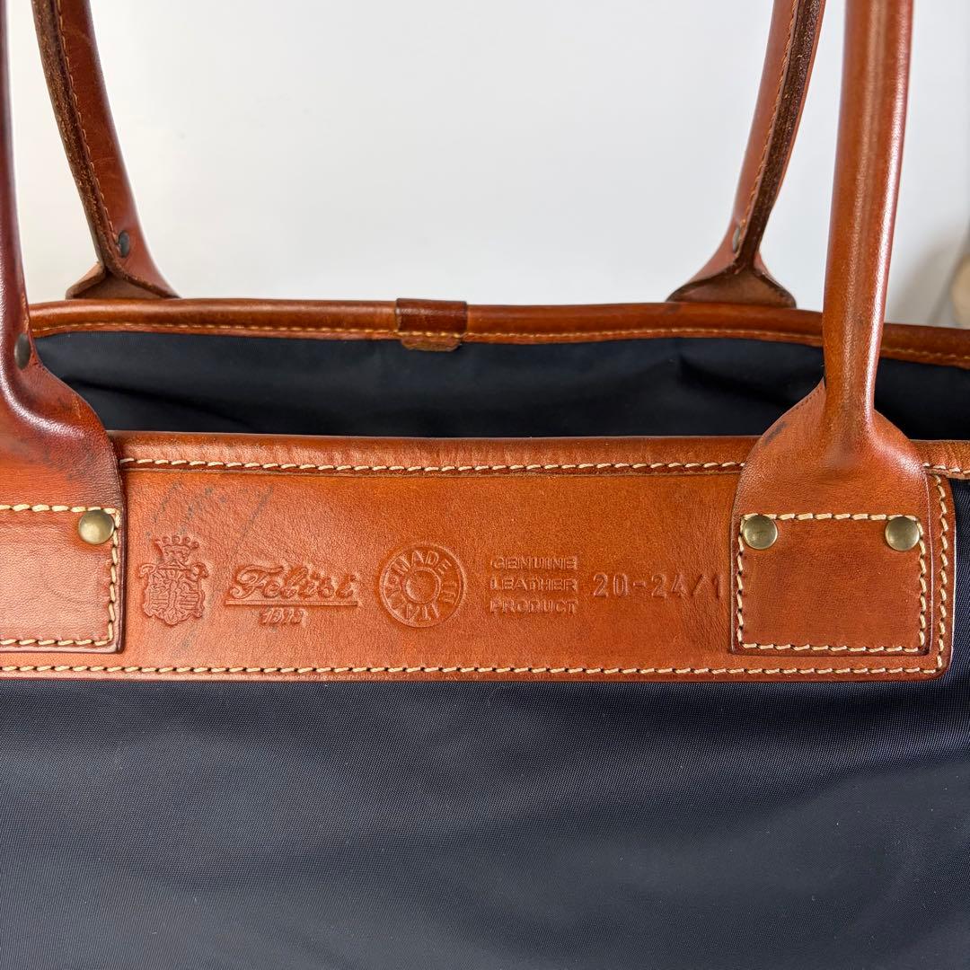 フェリージ ビジネスバッグ トートバックA4収納 ネイビー 20/24/1