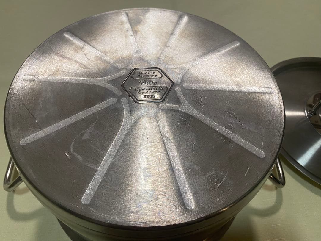 Fissler 両手鍋 24cm ステンレス製 ドイツ製 CookStar底