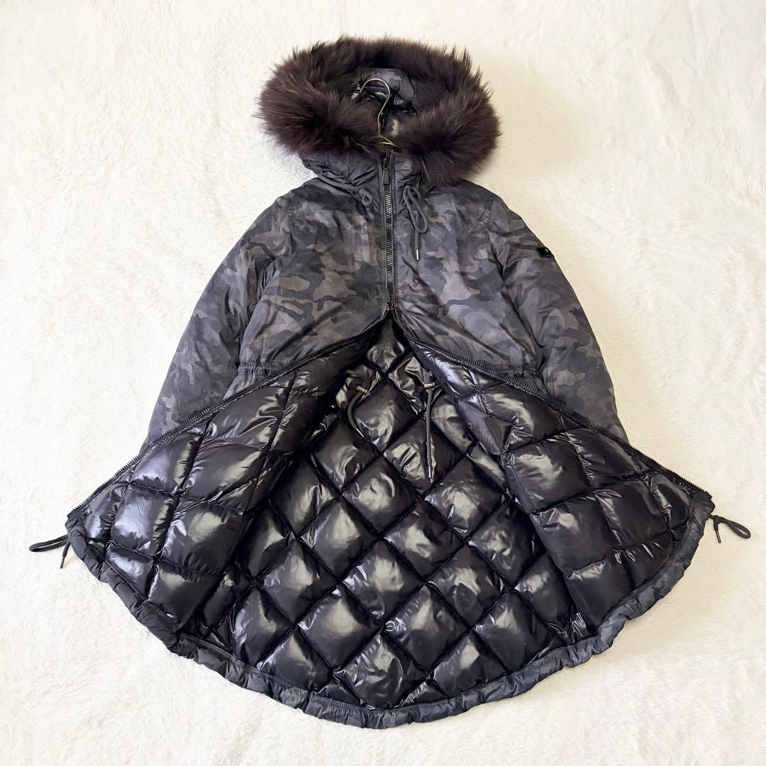 4305 【美品】 タトラス ダウンモッズコート 迷彩 カモフラ