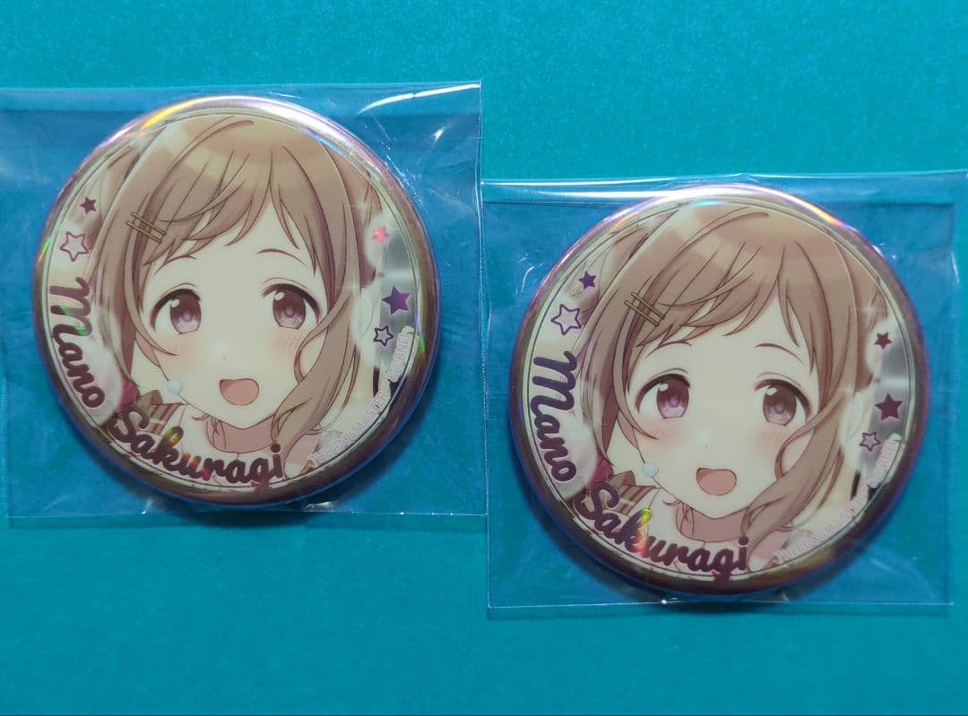 アイマス シャニマス 櫻木真乃 よみうりランド オーロラ缶バッジ