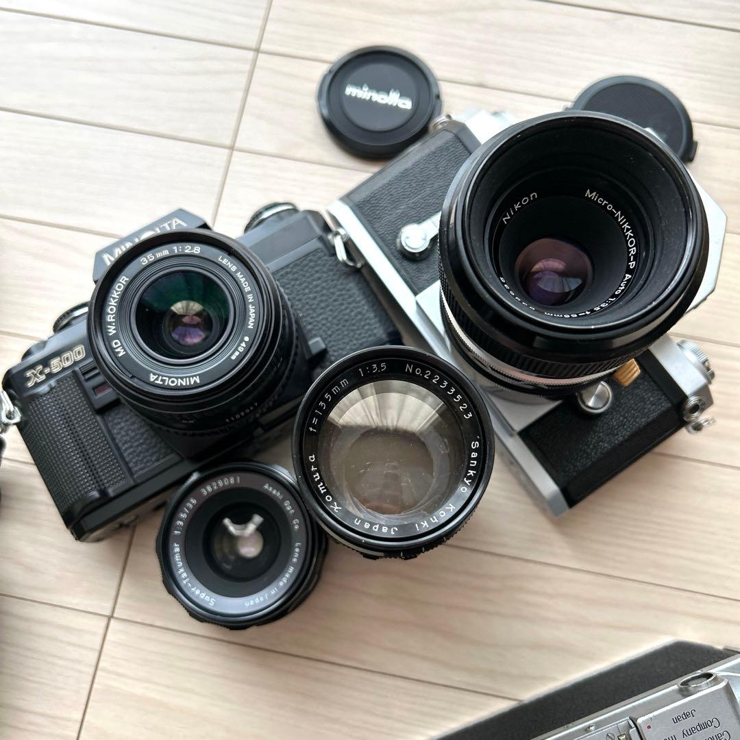 ジャンク フィルムカメラ 5台セット レンズ付き - メルカリ