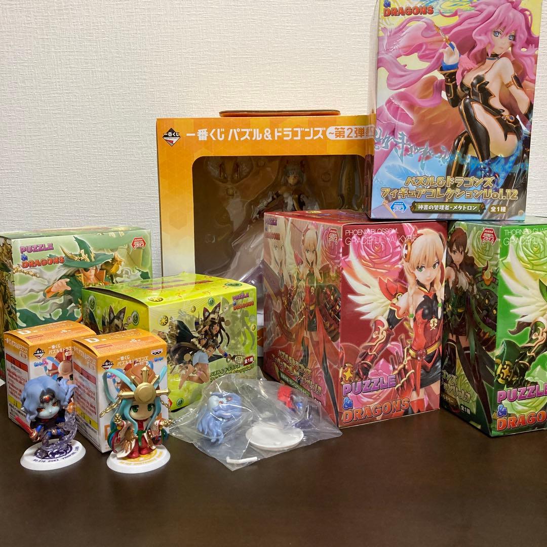 11体セット】 パズドラ フィギュア + おまけ （ラバーストラップ2種