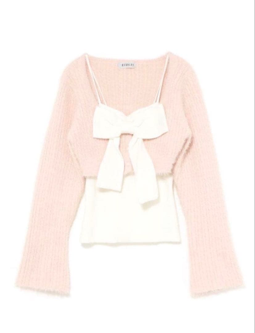 バブルス　bubbles リボンニットアンサンブル BUBBLES】リボンニットアンサンブル | sparkling mall online store