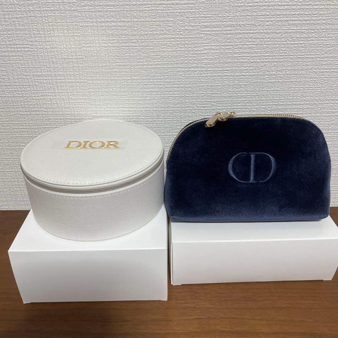 ディオール ノベルティ バニティ、ポーチ 2個セット - メルカリ
