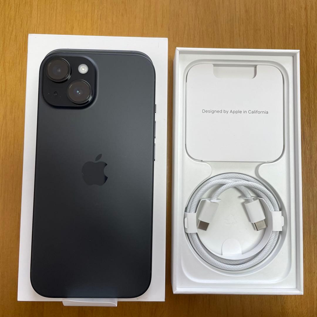 《新品・未使用》Apple iPhone15 128GB ブラックSIMフリー