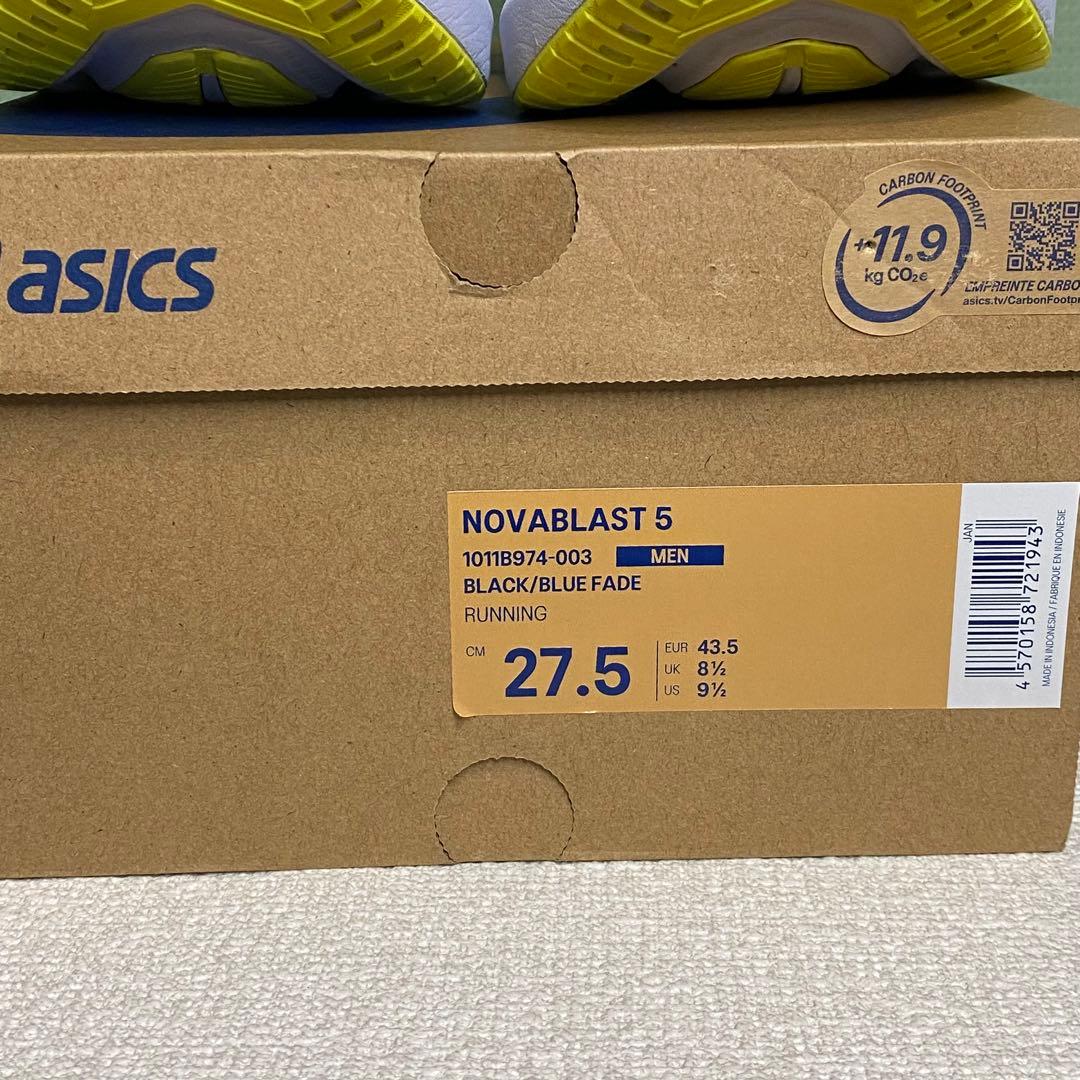 アシックス NOVABLAST 5 27.5cm ノヴァブラスト5