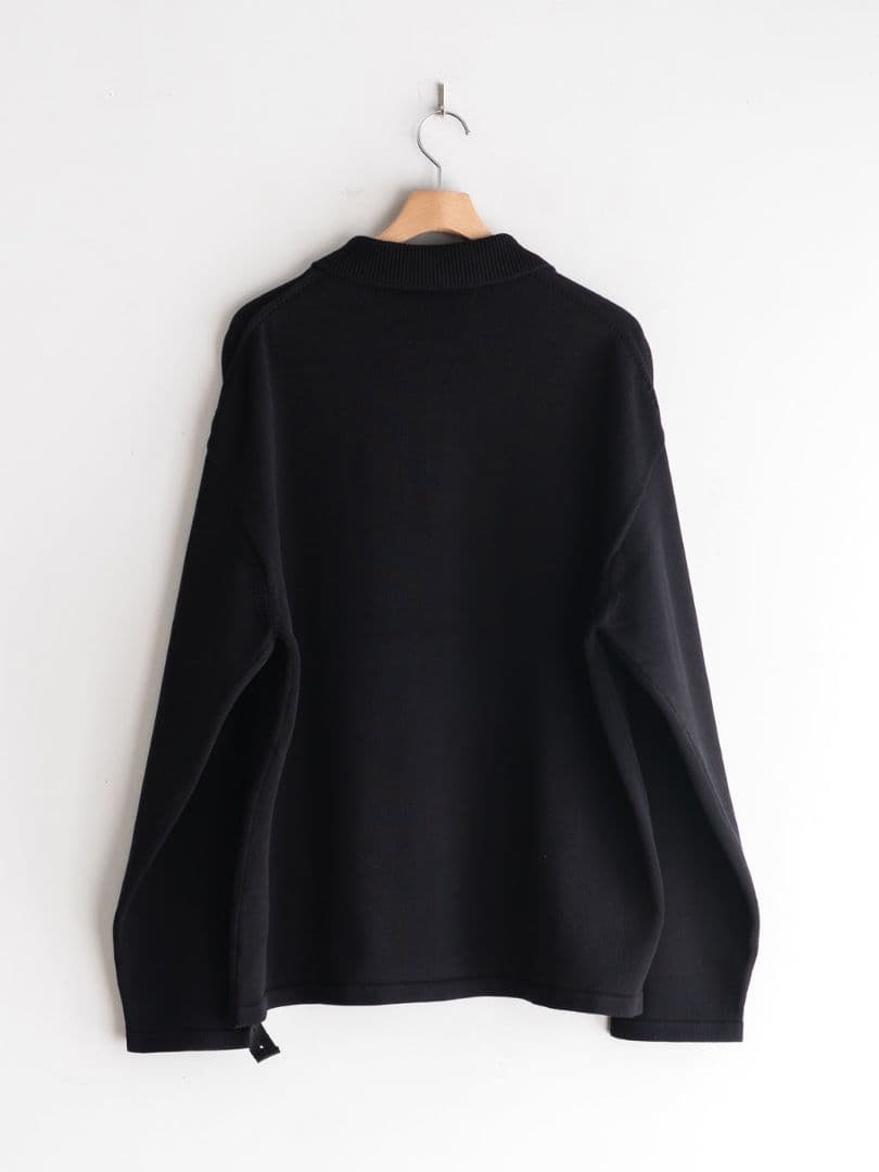 PEACEMAKER OAMC Knit Polo Sサイズ 黒 25AW - メルカリ