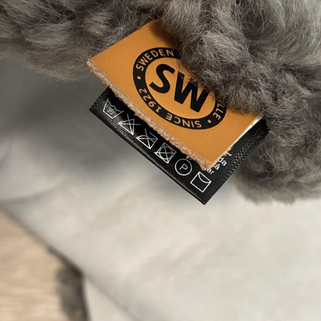 アクタス購入 MS Sweden 羊毛 シープスキンラグ グレー