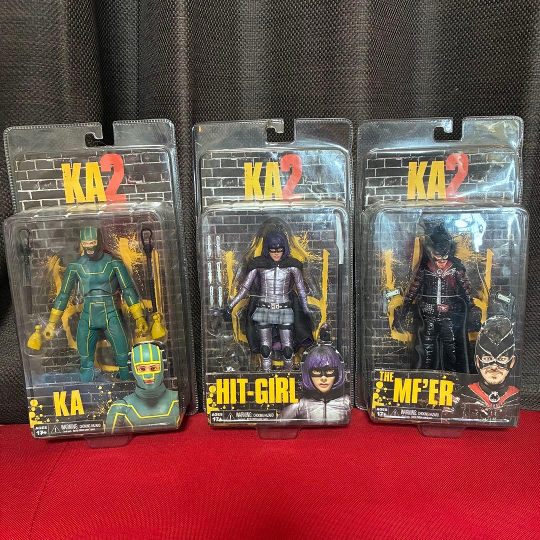 NECA KICK-ASS2 キック・アス フィギュア3体セット - メルカリ