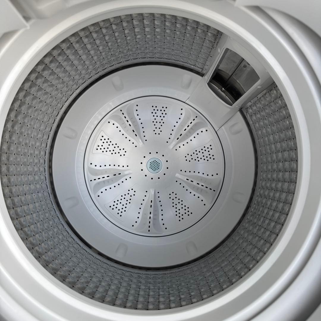 極美品 Haier 2024年製最新モデル 洗濯機 7.0kg 送風機能付