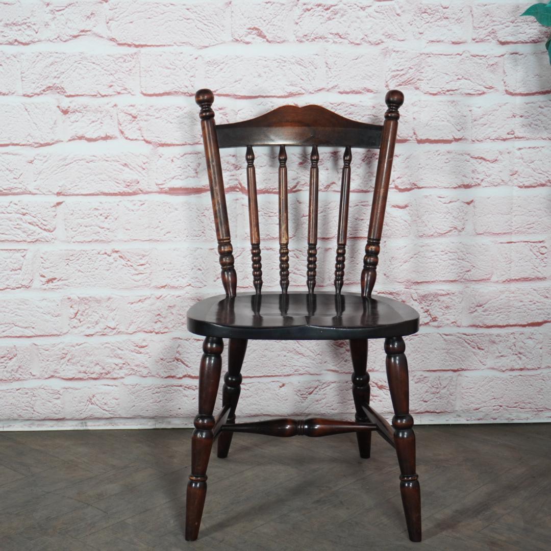 北海道民芸家具 ダイニングチェア HM626 ウィンザー スピンドル b