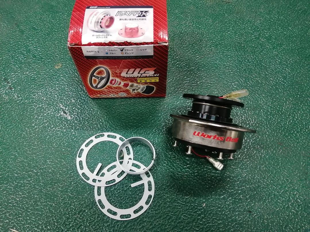 Works Bell RAPFIX II 黒 フリッパー付き ラフィックス Works Bell（ワークスベル） WORKSBELLワークスベル製RAPFIX-IIラ