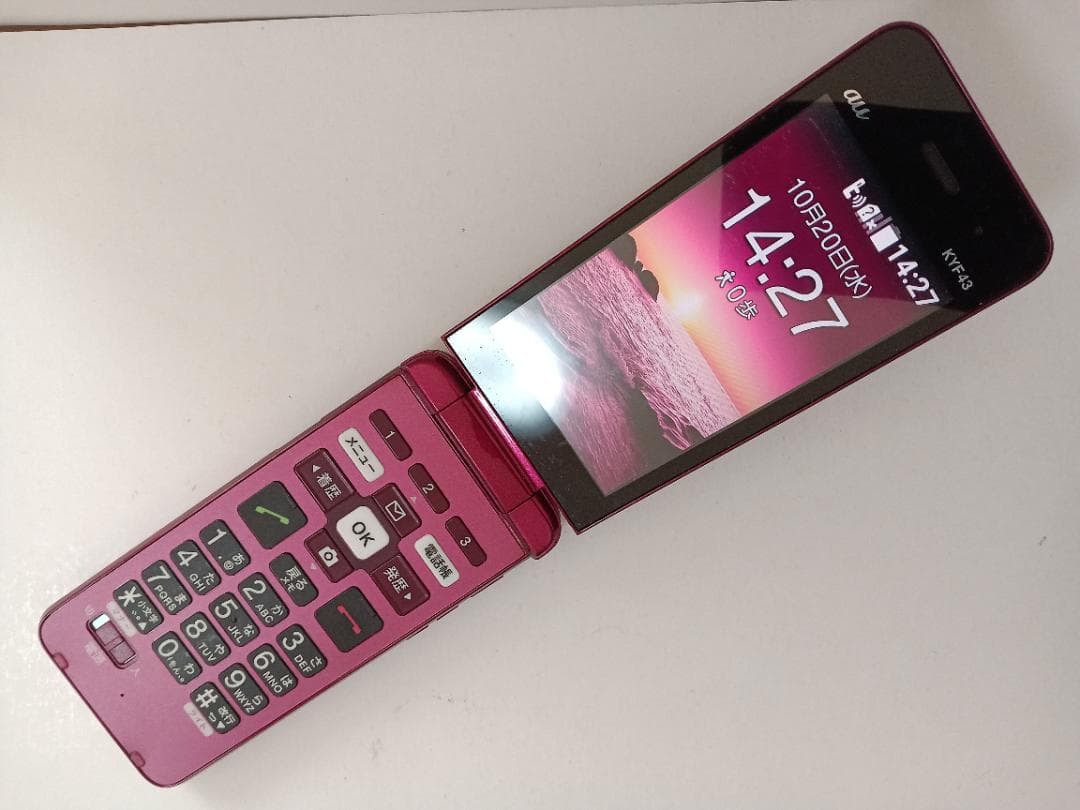 ☆ au かんたんケータイ ライト KYF43 ワインレッド かんたんケータイ ライト KYF43 | 製品情報 | スマートフォン・携帯