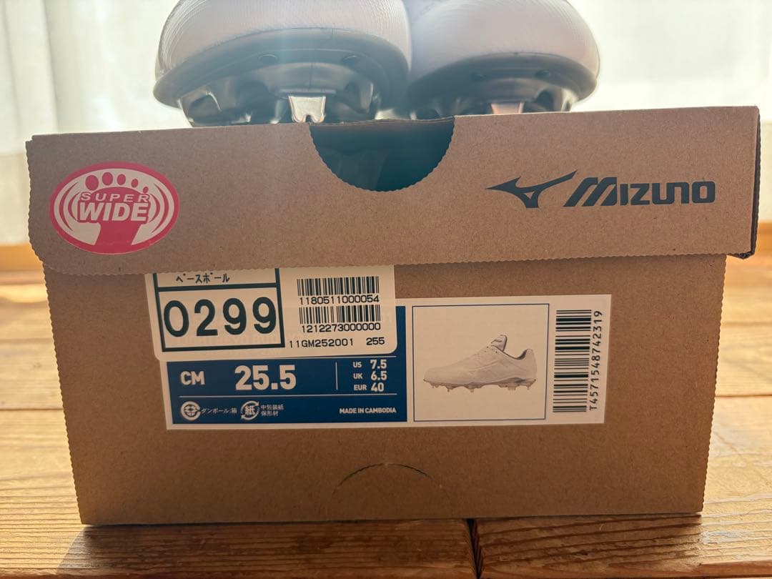 ミズノ ライトレボバディ-2 25.5cm 4E相当