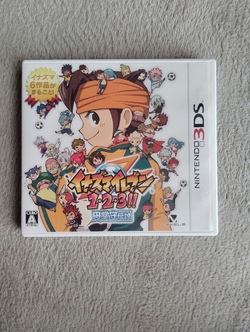 【動作確認済み】イナズマイレブン 1・2・3!! 円堂守伝説 動作確認済み】 イナズマイレブン 1・2・3!! 円堂守伝説 3DS レベル