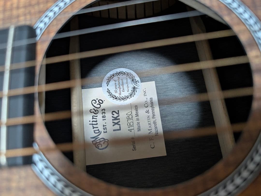 Martin LXK2 リトルマーチン ギターケース付き - メルカリ