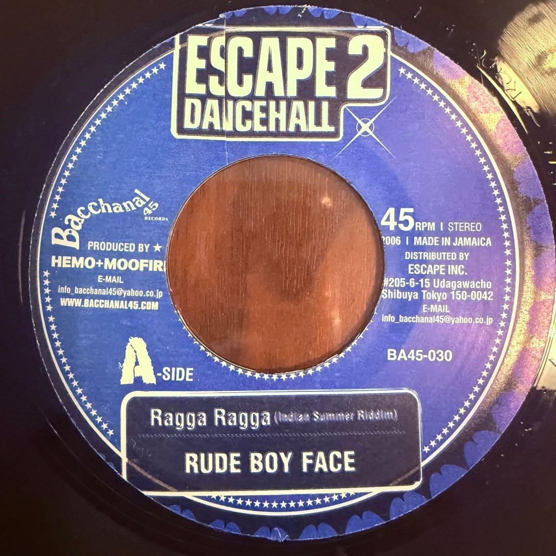Ragga Ragga / RUDEBWOY FACE 7inch レコード