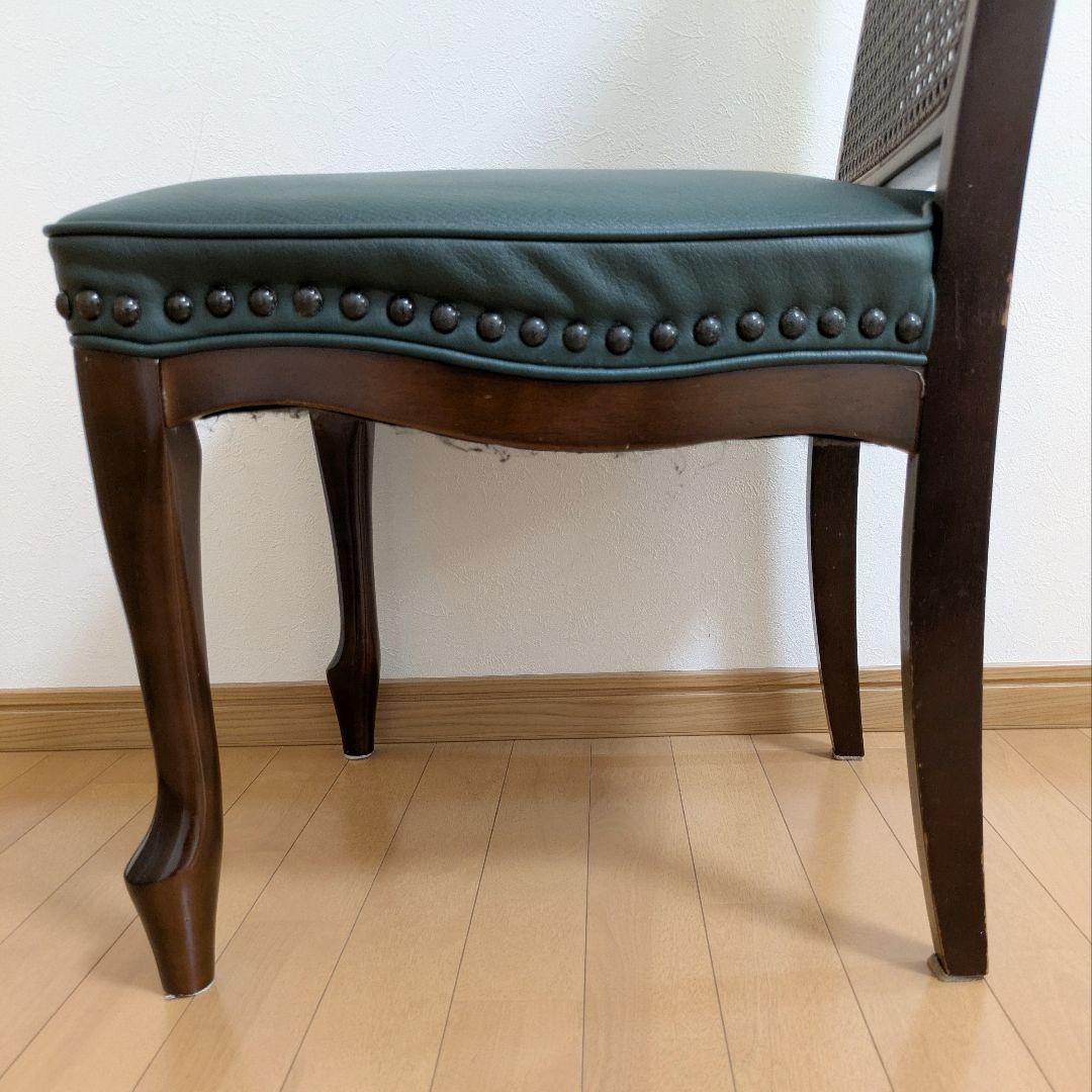 maruni マルニ ダイニングチェア ベルサイユチェア 猫脚 籐 ハイバック