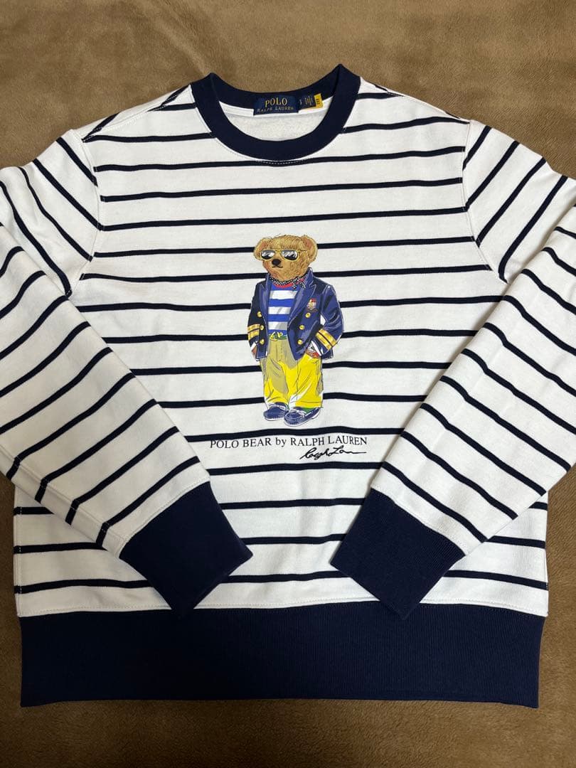 美品♡ Polo Ralph Lauren スウェット bear ベア 楽天市場】ポロベア クルーネック スウェットシャツ 710875153 ポロ