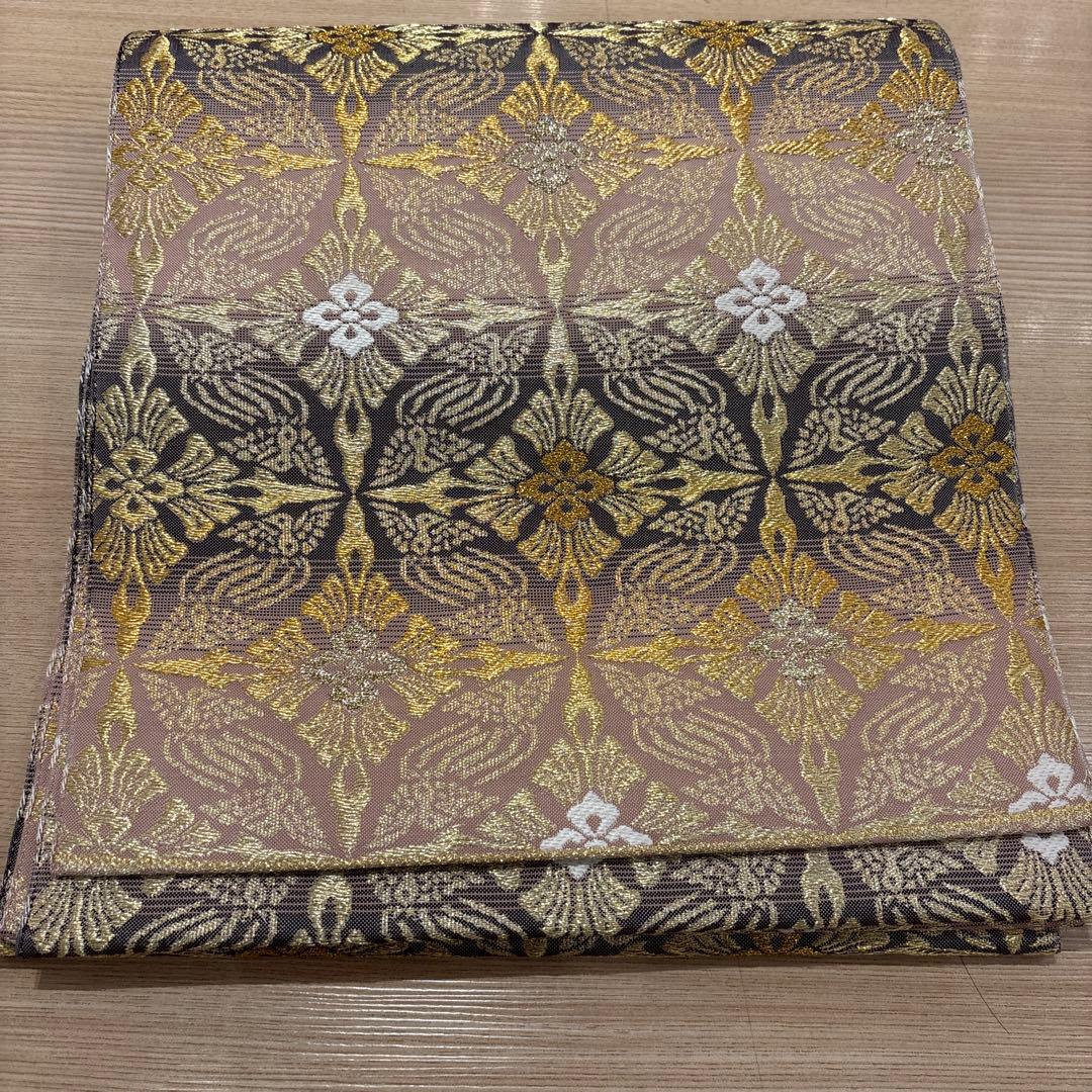 金色とピンク地の七宝　袋帯 000000029206-01.jpg?size=org&t