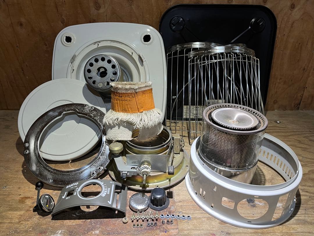 芯乾燥済 サンヨー OHC-496 キャンプ 中古 分解メンテナンス済 97年製