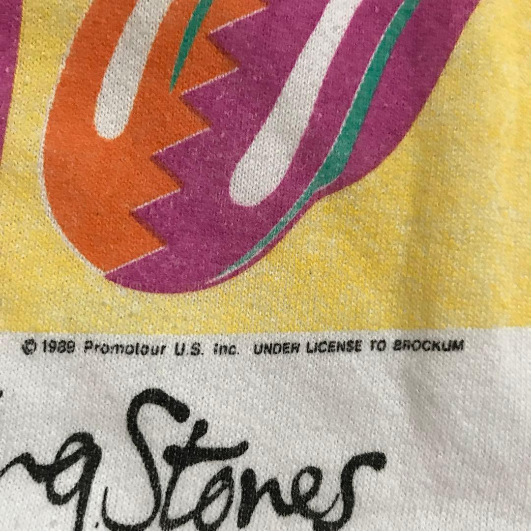 激レア スウェット ローリングストーンズ Rolling Stones 89年製
