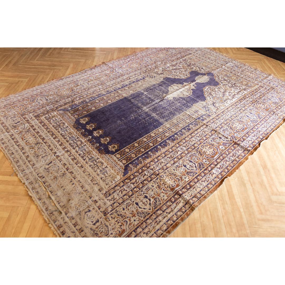 アンティーク　ヴィンテージラグ　シャビー ラグ ヴィンテージ ビンテージ 洗える 130×185 185×185 200×250 240