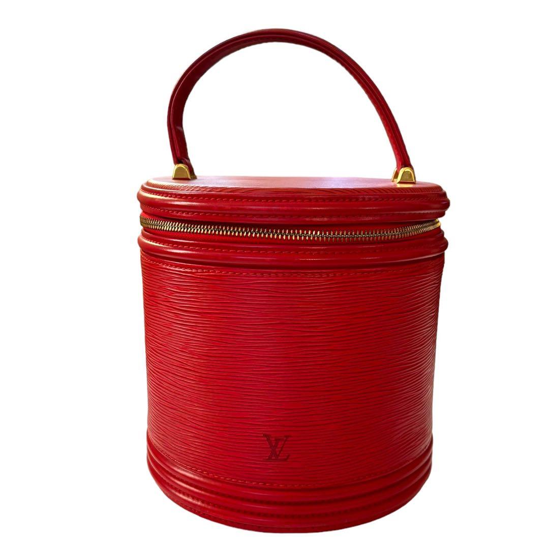 LOUIS VUITTON ルイヴィトン カンヌ 赤 レッド エピ バニティ - メルカリ