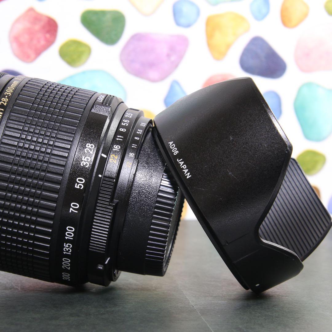 ♥︎◇PLフィルターにフード付き♪ ◇TAMRON 28-300mm Nikon - メルカリ