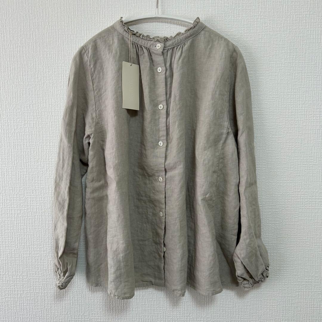nestrobe リネンフリルブラウス シャツ 新品未使用 楽天市場】//【定価2.2万】ネストローブ nest Robe コットンリネン