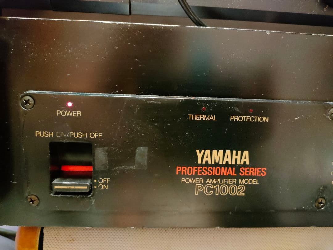 YAMAHA ヤマハ PAパワーアンプ PC-1002 レア！中古現状品！ - メルカリ