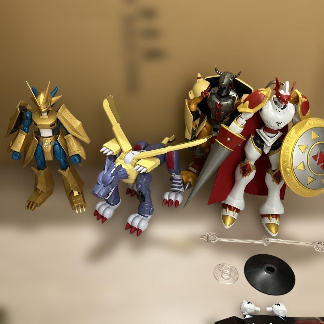 ジャンク プラモデル デジモン 4体セット バンダイ ガンプラ - メルカリ