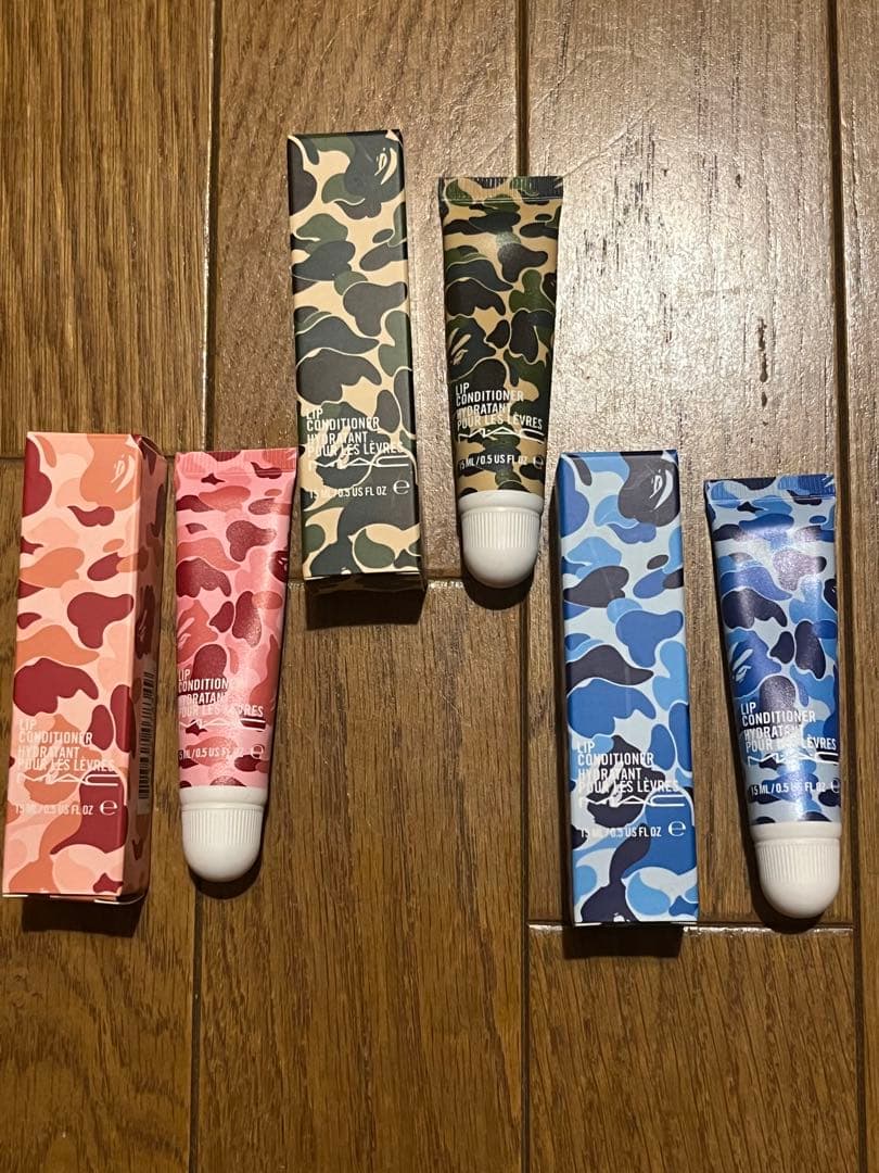 ☆レア☆  A BATHING APE × MAC  コラボ  リップセット bape mac フルセット ポーチ ベイプ エイプ 000000000080 - メルカリ