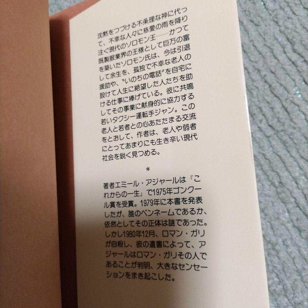 ソロモン王の苦悩 エミール アジャール 著 長島 良三 訳 - メルカリ