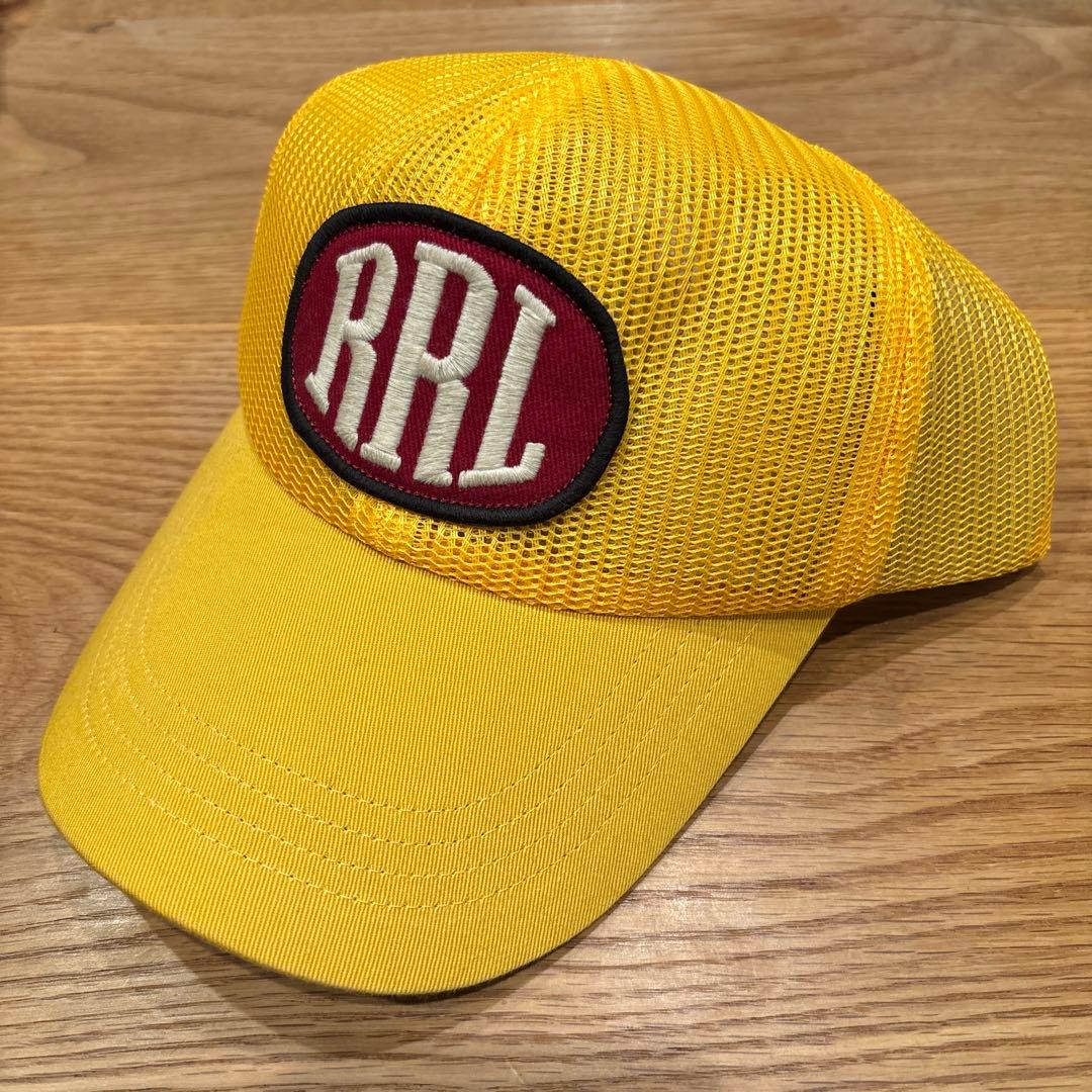 新品　RRL ダブルアールエル　Ralph Laurenメッシュキャップ 希少☆ RRL(ダブルアールエル) RRL ロゴ メッシュキャップ (RRL