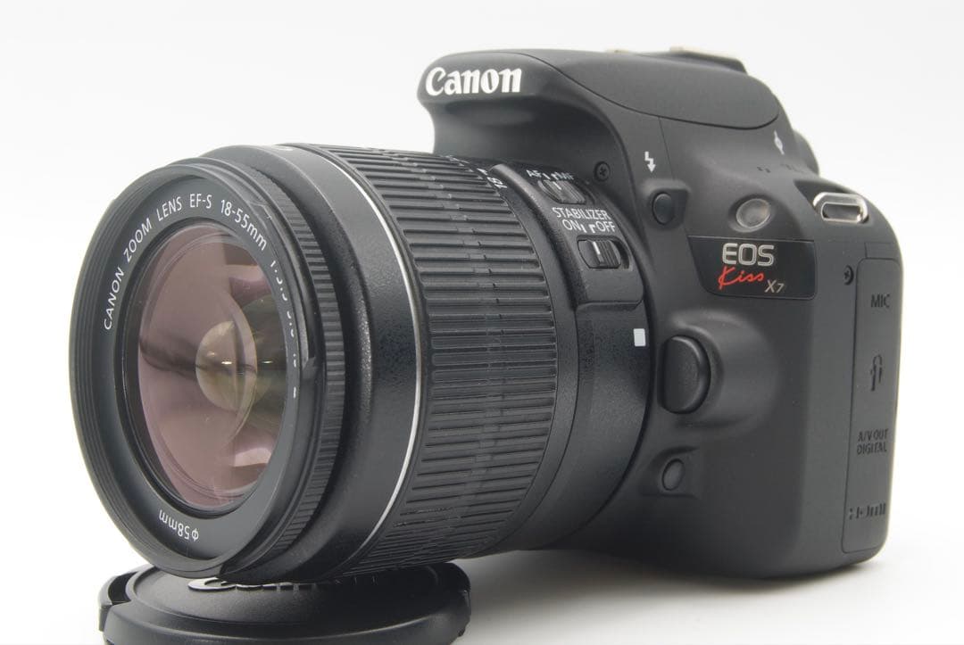 持ち運び楽々❣️キャノン EOS Kiss X7 スマホ転送 手ブレ補正 美品