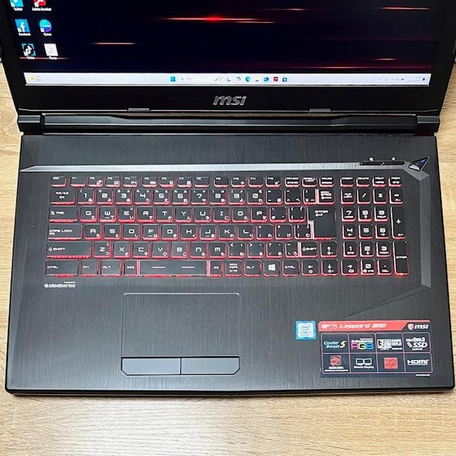 《 ほぼ未使用級 》第８i7！新品SSD1TB！RAM16GB！MSI GP73